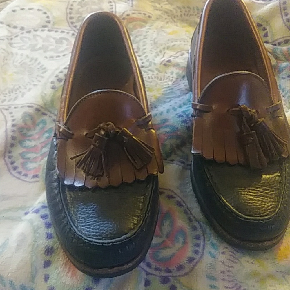 Allen edmonds loafers 8.5 black and brown